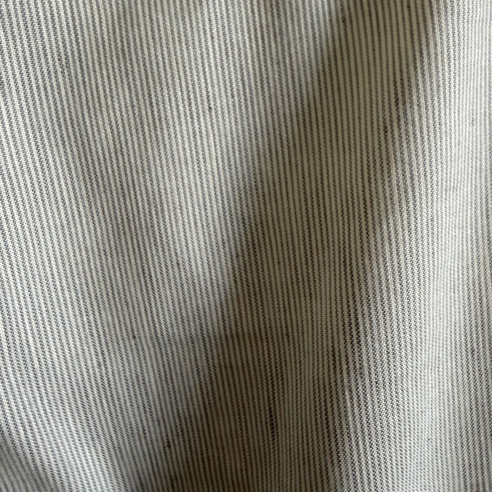 Express Men's Light Gray and White Striped Pants. Size 34X30 - Picture 3 of 4